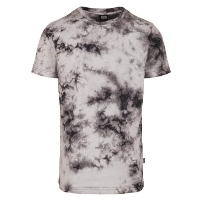 Abbildung von Urban Classics Black TIE DYE TEE Tshirt print, Herren, Größe: XL, White/black