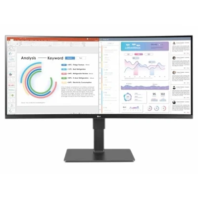 Abbildung von LG 34BQ77QB B Computerbildschirm 86,4 cm (34&quot;) 3440 x 1440 Pixel UltraWide Quad HD LED Schwarz