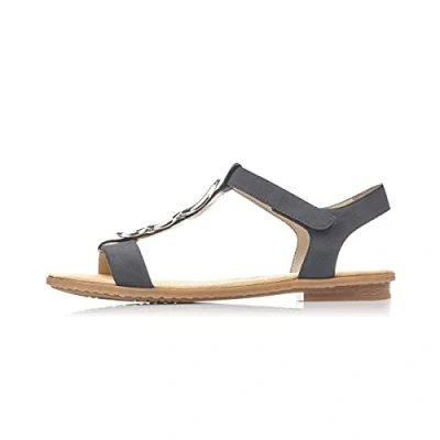 Abbildung von Rieker Damen 64265 14 Geschlossene Sandalen, Blau (Nightblue/Marine/Pazifik 14), 36 EU