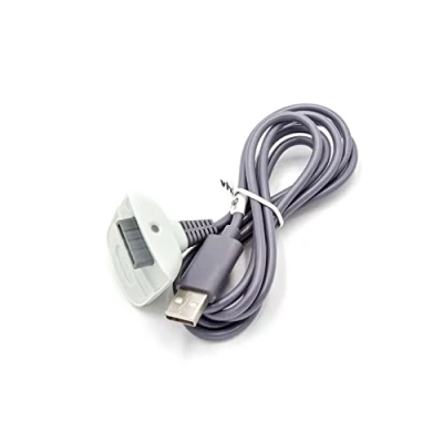 Abbildung von vhbw USB Ladekabel kompatibel mit Microsoft Xbox 360 Spielekonsole Kabel, 1,4 m