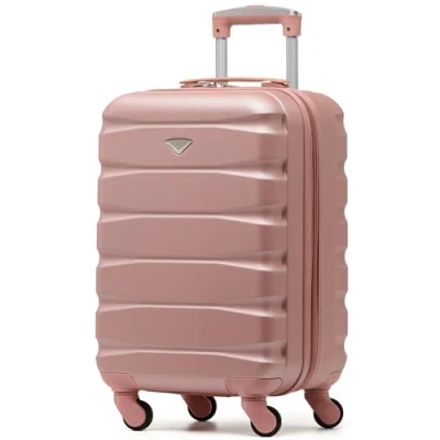 Abbildung von Flight Knight Leichte 4 Rad abs hartschalenkoffer Handgepack, Zugelassen Fur Uber 35 Fluggesellschaften, Einschließlich Easyjet, Maximale Große KLM Und Air France 55x35x25cm