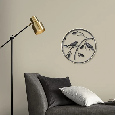 Abbildung von Art for the home Wandbild &quot;Vogel&quot;, (1 St.), Luxus Metal Wanddeko
