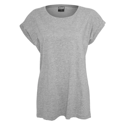 Abbildung von Urban Classics Extended Shoulder Tshirt basic, Damen, Größe: XS, Grey