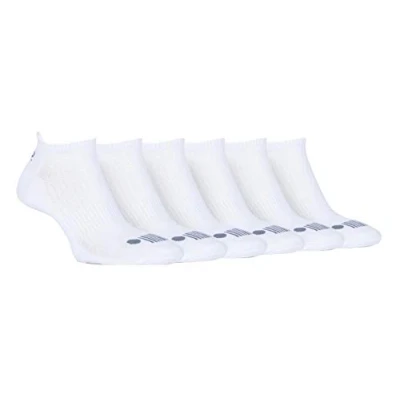 Abbildung von JEEP 6er Pack Herren Kurz Laufsocken mit Gelpolstert Quarter Sportsocken Sneakersocken Knöchelsocken Frotteesohle (39 45, Weiß)