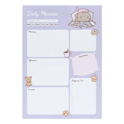 Abbildung von Grupo Erik Tagesplaner Block A5 Terminplaner Pusheen Cat Kalender Planer Tischkalender ohne datum Ofizieller Fanartikel