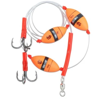 Abbildung von Uni Cat Weightless Smelly GT 41 Wels Rig 150cm (3/0) (48,4kg) Raubfisch Vorfächer
