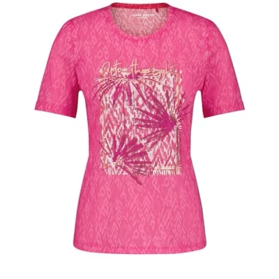 Abbildung von Gerry Weber 1/2 ARM MIT Front Tshirt print, Damen, Größe: 44, Lila pink rot orange druck