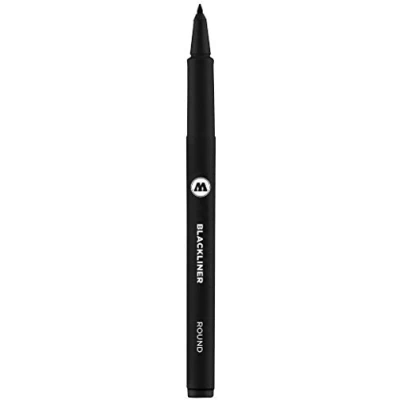 Abbildung von Molotow Blackliner rund 1mm schwarz