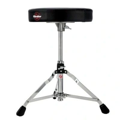 Abbildung von Gibraltar Schlagzeughocker, Drumhocker 5000 Series (runder SitzDurchmesser: 33cm, Vinyl Sitzfläche, Memory Lock, Stufenlose Höhenverstellung, Super Foot&#039; Gummifüße)