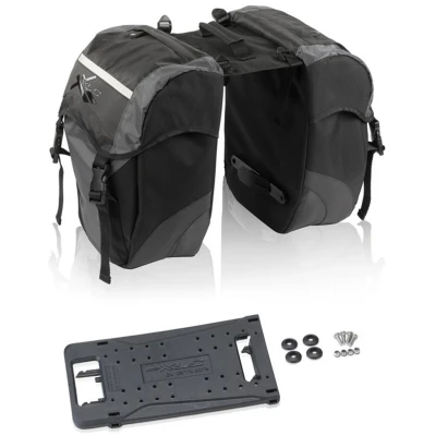 Abbildung von XLC Gepäckträgertasche &quot;Doppelpacktaschen Carry more&quot;, (2 tlg.)