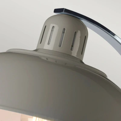 Abbildung von Elstead Lighting Franklin GREY Tischleuchte 1xE27 H:46 L:36 B:30