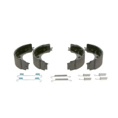 Abbildung von BOSCH 0 986 487 611 Handbremsbeläge mit Zubehör MERCEDES BENZ: Sprinter 3 T Kastenwagen, 4 Pritsche/Fahrgestell
