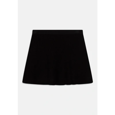 Abbildung von Name it Nkfnilla Skirt Alinienrock für Kinder, Größe: 122, Black