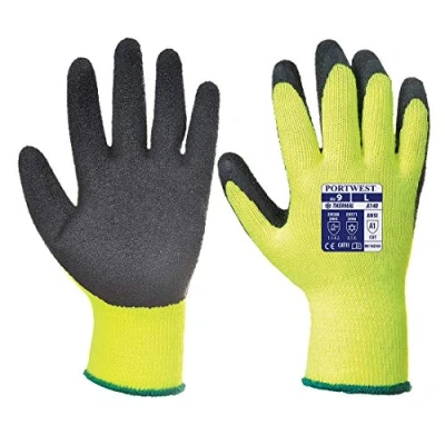 Abbildung von Portwest Thermo Grip Handschuh, Größe: L, Farbe: Schwarz, A140BKRL