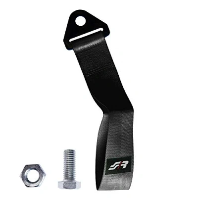 Abbildung von Simoni Racing Abschleppgurt Schwarz max. 3000kg Länge 28cm