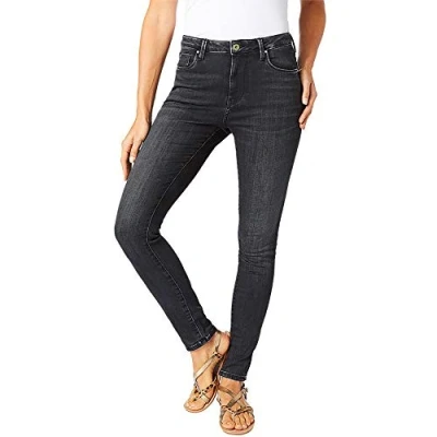 Abbildung von Pepe Jeans Damen Regent, (Black Wiser Wash Denim 000), 25W / 32L
