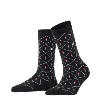 Abbildung von Burlington Lipstick Socken, Damen, Größe: 36 41, Black