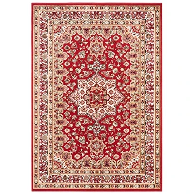 Abbildung von Nouristan Mirkan Orient Teppich Wohnzimmerteppich Orientalisch Kurzflor Vintage Orientalischer für Esszimmer, Wohnzimmer, Schlafzimmer Rot, 160x230cm
