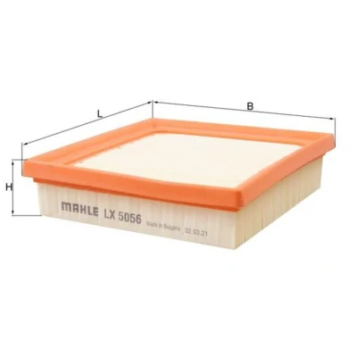 Abbildung von MAHLE ORIGINAL LX 5056 Luftfilter 42 164 175 Filtereinsatz TOYOTA: Corolla XII Kombi, C HR, Yaris IV, LEXUS: UX