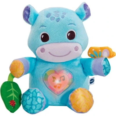Abbildung von Vtech® Plüschfigur Vtech Baby Flauschiges Flusspferd, mit Licht und Sound