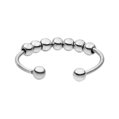 Abbildung von Purelei® Shade Anxiety Ring (Silber) Fidget Wasserfester Damenring aus langlebigem Edelstahl Verstellbare Ringe von Größe 60 bis 66 Modeschmuck für deinen individuellen Look
