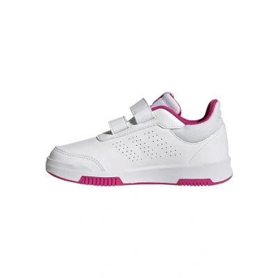 Abbildung von adidas Tensaur Hook and Loop Shoes Laufschuhe, Cloud White/Magenta/Core Black, 28.5 EU