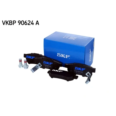 Abbildung von SKF VKBP 90624 A Bremsbelagsatz mit akustischer Verschleißwarnung HONDA: CRX 3, CIVIC V Hatchback, 6 Coupe