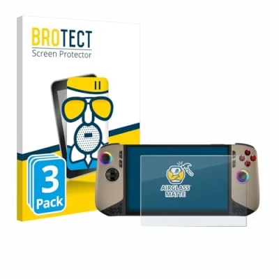 Abbildung von BROTECT Entspiegelungs Schutzglas für MSI Claw 8 AI+ (3 Stück) Schutzfolie Panzer Folie Glas Matt [Extrem Kratzfest 9H, Anti Reflex]
