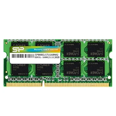 Abbildung von Silicon Power 8GB DDR3 1600MHz (PC3 12800) 240 pin CL11 1,35V SODIMM Laptop Speichermodul Niederspannung und Energiesparend