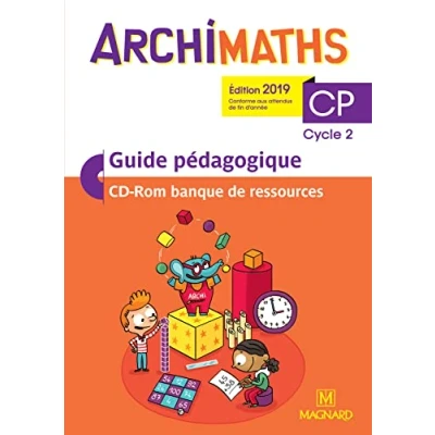 Abbildung von Archimaths CP (2019) Banque de ressources sur CD Rom avec guide pédagogique papier