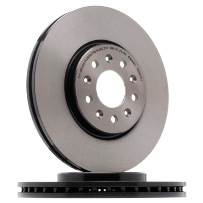 Abbildung von Bremsscheibe BREMBO 09D60811 vorne, belüftet, hochkarbonisiert, 1 Stück