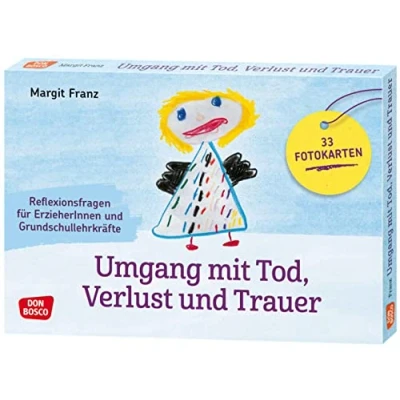 Abbildung von Umgang mit Tod, Verlust und Trauer: Reflexionsfragen für pädagogische Fachkräfte in Kita Grundschule. 33 Fotokarten Begleitheft. ... Kindern Jugendlichen)