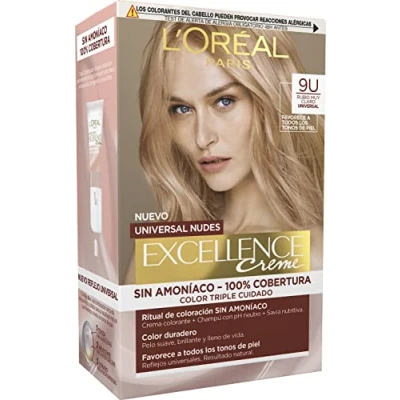 Abbildung von Excellence Creme Universal Nudes Tinte 9U Very Light Blonde