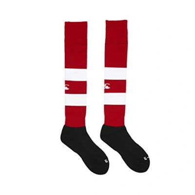 Abbildung von Canterbury Herren Bekleidung Gummi Spielsocken Rugby Socken Flaggen Rot XS (Junior)
