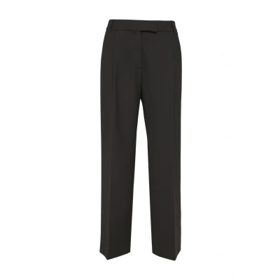Abbildung von s.Oliver Black Label Elegante MIT Extra WIDE LEG Stoffhose, Damen, Größe: 42x32, Schwarz