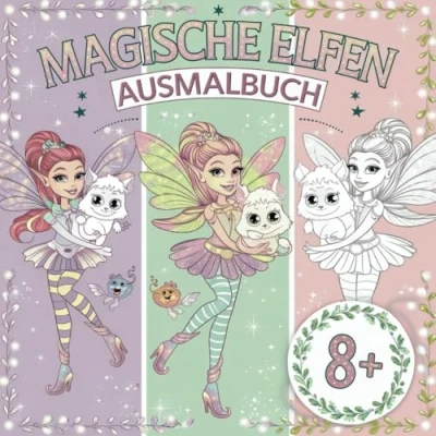 Abbildung von Magische Elfen Ausmalbuch für kreative Köpfe ab 8 Jahren mit 50 detaillierten Fanatasy Motiven