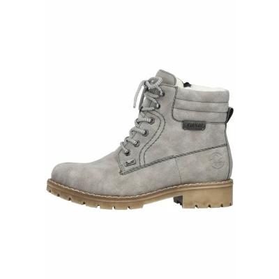 Abbildung von Rieker Schnürstiefelette Grey anthrazit, Damen, Größe: 38, anthrazit Schuhe