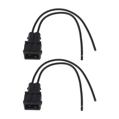 Abbildung von eMagTech 1 x 2 poliger Männlicher Kfz Wasserdichter Adapter Reparaturstecker Kabelbaum kompatibel mit VW, Skoda, Seat 357972762