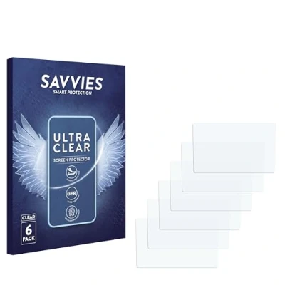 Abbildung von Savvies 6 Stück Schutzfolie für Volkswagen Golf 7 Discover Media 6.5&quot; 2015 (2. Gen.) Displayschutz Folie Ultra Transparent