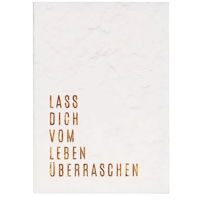 Abbildung von Räder Naturpapierkarte Lass Dich vom Leben überraschen