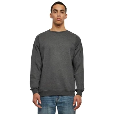 Abbildung von Urban Classics Sweat Crewneck Sweatshirt, Herren, Größe: Small, Charcoal
