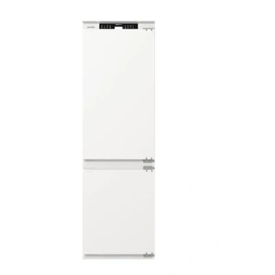 Abbildung von Gorenje NRKI517E41 Einbau Kühl Gefrierkombination/178er Nische/Schlepptürscharnier/EEK:E/NoFrost DualAdvance/252L/AdaptTech/SuperCool/ConvertActive/EcoMode/HxBxT:177,2x54x54,5cm/Weiß