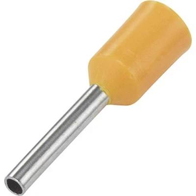 Abbildung von Vogt Verbindungstechnik 470609 Aderendhülse, 4 mm² x 9 mm, teilweise isoliert, Orange, 100 Stück