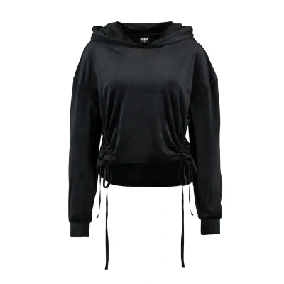 Abbildung von Urban Classics Ladies Short Gathered Hoody Kapuzenpullover, Damen, Größe: Large, Black