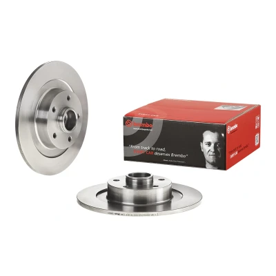 Abbildung von BREMBO 08.A826.37 Bremsscheibe 300 11 5 voll mit Radlagersatz, ABS Sensorring RENAULT: Latitude