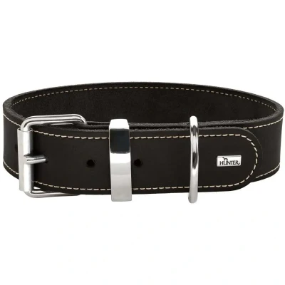 Abbildung von HUNTER Halsband Aalborg Special M L (60), schwarz 60