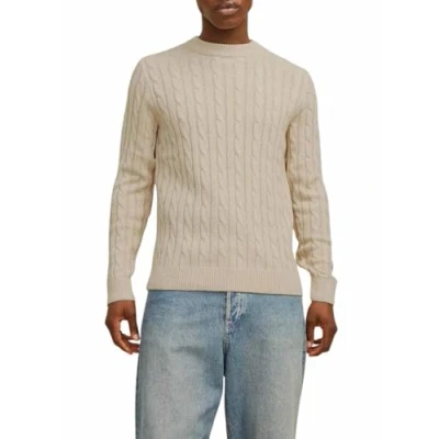Abbildung von Jack &amp; Jones Jjeross Strickpullover, Herren, Größe: XL, Moonbeam