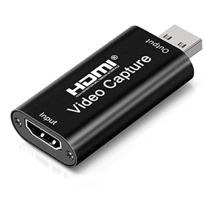 Abbildung von Videoaufnahmekarte Capture Card hdmi USB Adapter, 1080P Video USB2.0 für Gaming, Streaming TV, Rekorder Live Windows Mac OS (hdmi USB)