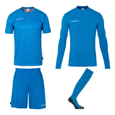Abbildung von Prediction Torwart Set Torhüter Fußball aus Shirts, Shorts, Baselayer und Fußballsocken/Stutzen, komplette Torhüterbekleidung/Set für Erwachsene Jugendliche