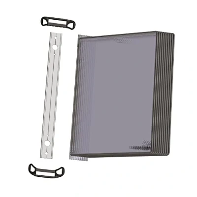 Abbildung von Tarifold Wandsichttafelset Pro A4 inkl. 10 Tafeln schwarz (PVC)